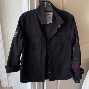 Zadig and Voltaire black jacket with detailing